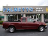1999 Dark Toreador Red Metallic Ford F150 XLT Extended Cab #66273136
