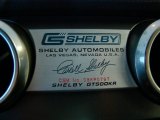 2008 Ford Mustang Shelby GT500 Coupe Info Tag