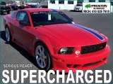 2008 Torch Red Ford Mustang Saleen S281 AF American Flag Patriot Supercharged Coupe #6566451