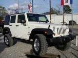 2009 Stone White Jeep Wrangler Unlimited X 4x4 #6563176