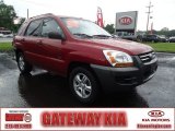 2006 Volcanic Red Kia Sportage LX V6 4x4 #66338399