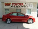 2012 Barcelona Red Metallic Toyota Camry XLE #66337570