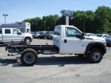 2012 Oxford White Ford F550 Super Duty XL Regular Cab 4x4 Chassis #66337533