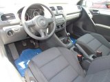 2012 Volkswagen Golf 2 Door Titan Black Interior