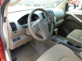 2009 Nissan Frontier SE Crew Cab 4x4 Beige Interior