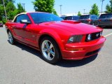 2008 Dark Candy Apple Red Ford Mustang GT Premium Convertible #66338036
