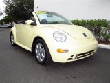 2003 Mellow Yellow Volkswagen New Beetle GLS Convertible #66409953