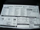 2011 Chevrolet Camaro SS/RS Convertible Window Sticker