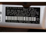 2011 Matrix Color Code for Classic Silver Metallic - Color Code: 1F7