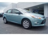 2012 Frosted Glass Metallic Ford Focus SE Sedan #66437846