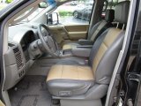 2004 Nissan Titan LE Crew Cab 4x4 Sand/Steel Interior
