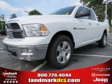 2012 Bright White Dodge Ram 1500 Big Horn Quad Cab 4x4 #66487665