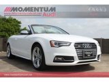 2013 Ibis White Audi S5 3.0 TFSI quattro Convertible #66488316