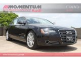 2012 Phantom Black Pearl Effect Audi A8 L 4.2 quattro #66488313