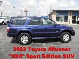 2002 Stellar Blue Pearl Toyota 4Runner Sport Edition 4x4 #66488284