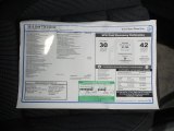 2012 Volkswagen Golf 2 Door TDI Window Sticker