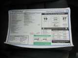 2012 Volkswagen Golf R 2 Door 4Motion Window Sticker