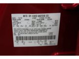 2008 Edge Color Code for Redfire Metallic - Color Code: G2