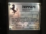 1999 Ferrari 355 F1 Spider Info Tag