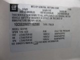 2007 Chevrolet Express 2500 Cargo Van Info Tag