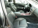 2006 Lexus IS 250 AWD Black Interior