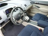 2006 Honda Civic Hybrid Sedan Blue Interior