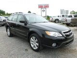 2008 Obsidian Black Pearl Subaru Outback 2.5i Wagon #66488172