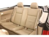 2006 Toyota Solara SLE V6 Convertible Rear Seat