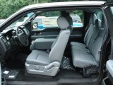 2012 Ford F150 STX SuperCab 4x4 Steel Gray Interior