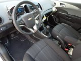 2012 Chevrolet Sonic LT Sedan Jet Black/Dark Titanium Interior