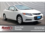 2012 Taffeta White Honda Civic LX Coupe #66487739