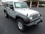 2012 Bright Silver Metallic Jeep Wrangler Unlimited Sport S 4x4 #66488054