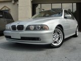 2002 BMW 5 Series 540i Sedan Front 3/4 View