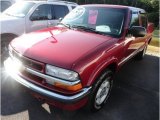 2002 Dark Cherry Red Metallic Chevrolet S10 LS Crew Cab 4x4 #66557066