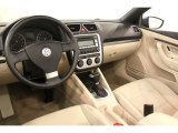 2009 Volkswagen Eos Komfort Cornsilk Beige Interior