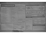 2012 Honda CR-V EX-L Window Sticker