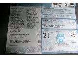 2002 Saab 9-3 SE Sedan Window Sticker