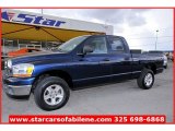 2006 Patriot Blue Pearl Dodge Ram 1500 SLT Quad Cab 4x4 #66556982