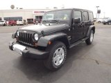 2012 Black Forest Green Pearl Jeep Wrangler Unlimited Sahara 4x4 #66556949