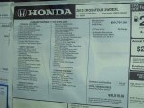 2012 Honda Accord Crosstour EX-L Window Sticker