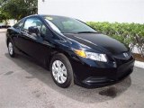 2012 Crystal Black Pearl Honda Civic LX Coupe #66556617