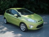 2011 Lime Squeeze Metallic Ford Fiesta SES Hatchback #66557264