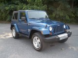 2010 Deep Water Blue Pearl Jeep Wrangler Sahara 4x4 #66557263