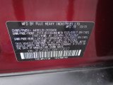 2011 Subaru Forester 2.5 X Limited Info Tag