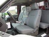 2012 Ford F550 Super Duty XL Supercab 4x4 Dump Truck Front Seat