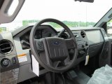 2012 Ford F550 Super Duty XL Supercab 4x4 Dump Truck Steering Wheel