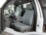 2012 Ford F350 Super Duty XL Regular Cab 4x4 Dump Truck Steel Interior