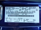 2013 Escape Color Code for Deep Impact Blue Metallic - Color Code: J4