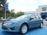 2012 Steel Blue Metallic Ford Fusion Hybrid #66556713