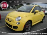 2012 Giallo (Yellow) Fiat 500 Sport #66616297